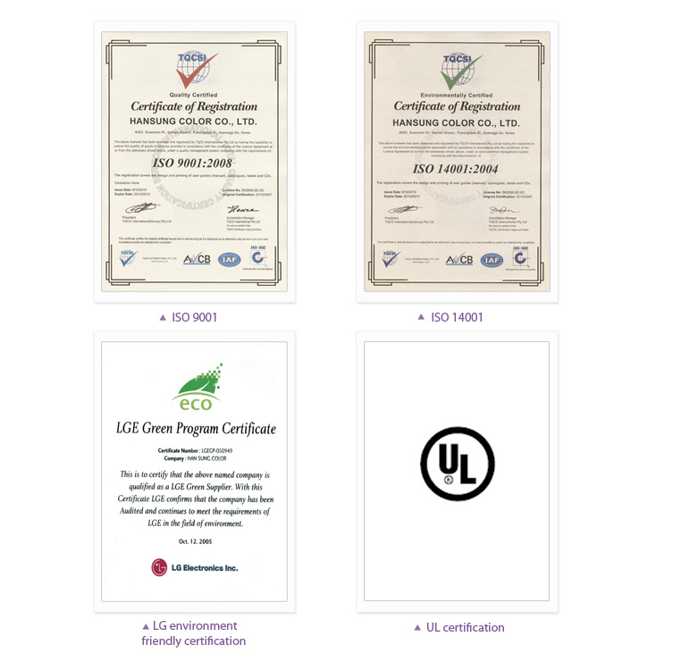 Certification